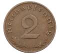 Монета 2 рейхспфеннига 1938 года D Германия (Артикул: K10-2393) — Фото №2