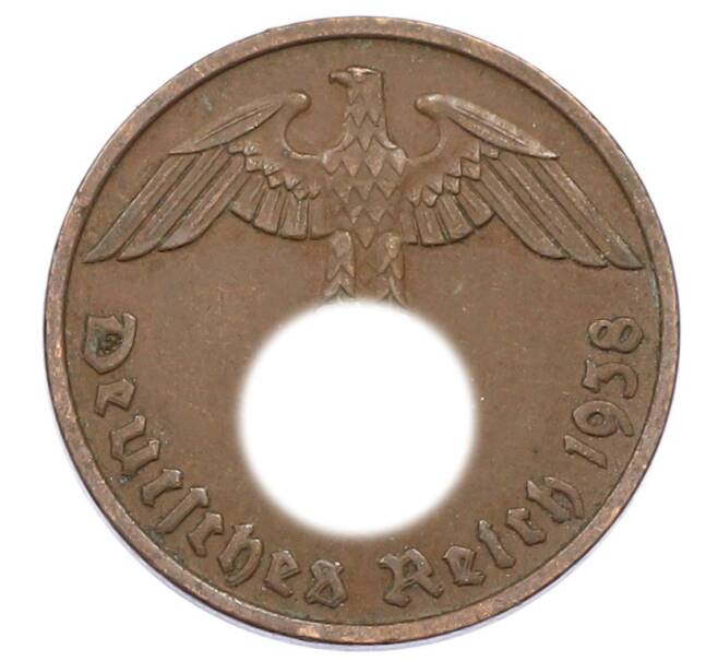 Монета 2 рейхспфеннига 1938 года D Германия (Артикул: K10-2394) — Фото №1