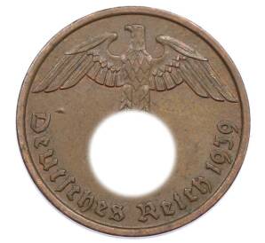 2 рейхспфеннига 1939 года D Германия — Фото №1