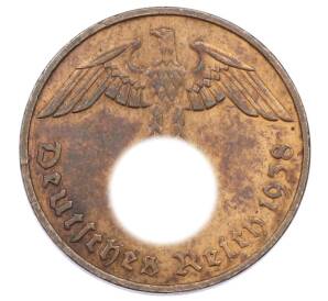 2 рейхспфеннига 1938 года F Германия — Фото №1