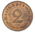 Монета 2 рейхспфеннига 1938 года F Германия (Артикул: K10-2398) — Фото №2