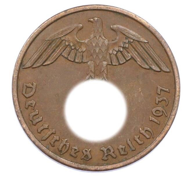 Монета 2 рейхспфеннига 1937 года A Германия (Артикул: K10-2403) — Фото №1