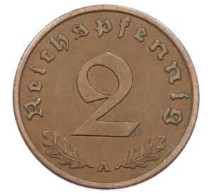 2 рейхспфеннига 1937 года A Германия — Фото №2