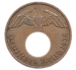 2 рейхспфеннига 1938 года G Германия — Фото №1