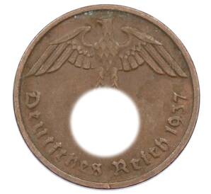 2 рейхспфеннига 1937 года D Германия — Фото №1