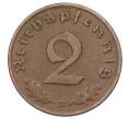 Монета 2 рейхспфеннига 1937 года D Германия (Артикул: K10-2410) — Фото №2