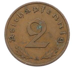 2 рейхспфеннига 1937 года A Германия — Фото №2