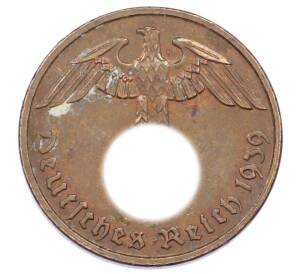 2 рейхспфеннига 1939 года G Германия — Фото №1