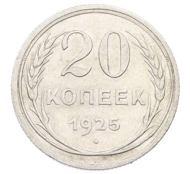 Монета 20 копеек 1925 года (Артикул: K10-2419) — Фото №1
