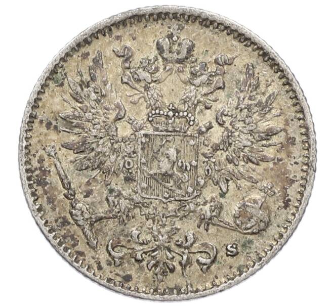 Монета 50 пенни 1916 года Русская Финляндия (Артикул: K10-2551) — Фото №2