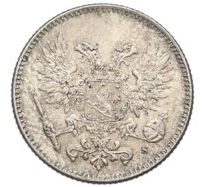 50 пенни 1917 года Русская Финляндия — Орел без корон (Временное правительство) — Фото №2