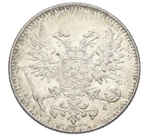 50 пенни 1917 года Русская Финляндия — Орел без корон (Временное правительство) — Фото №2