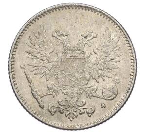 50 пенни 1917 года Русская Финляндия — Орел без корон (Временное правительство) — Фото №2