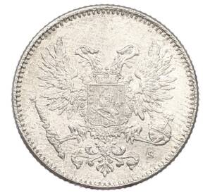 50 пенни 1917 года Русская Финляндия — Орел без корон (Временное правительство) — Фото №2