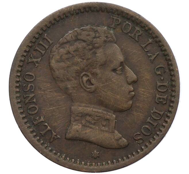 Монета 2 сентимо 1904 года Испания (Артикул: K10-2610) — Фото №1
