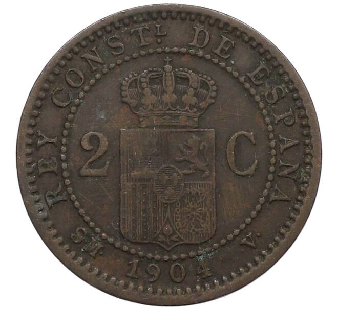Монета 2 сентимо 1904 года Испания (Артикул: K10-2610) — Фото №2