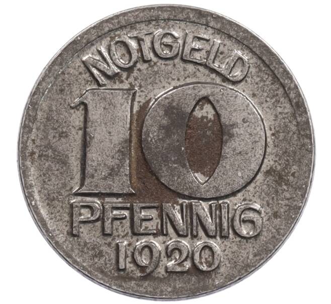 Монета 10 пфеннигов 1920 года Германия — город Галле (Нотгельд) (Артикул: K1-6801) — Фото №1