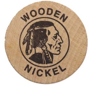 Жетон США «Деревянный никель — Эрбандейл (Айова)» — Фото №1