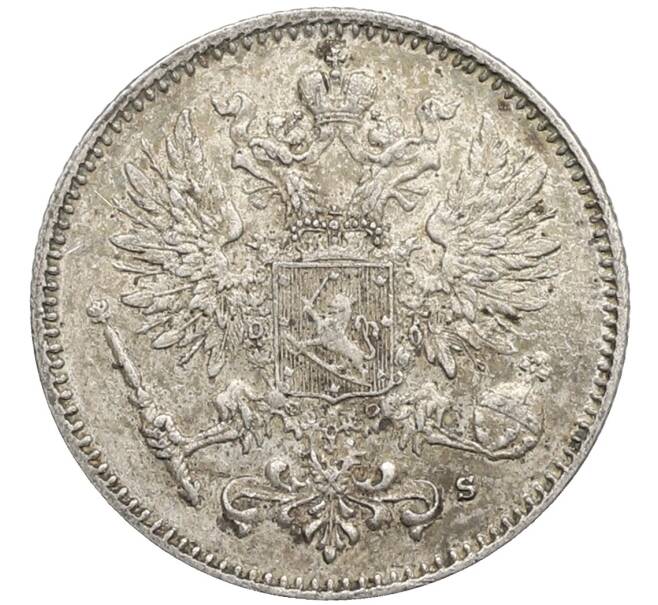 Монета 50 пенни 1914 года Русская Финляндия (Артикул: K10-2620) — Фото №2