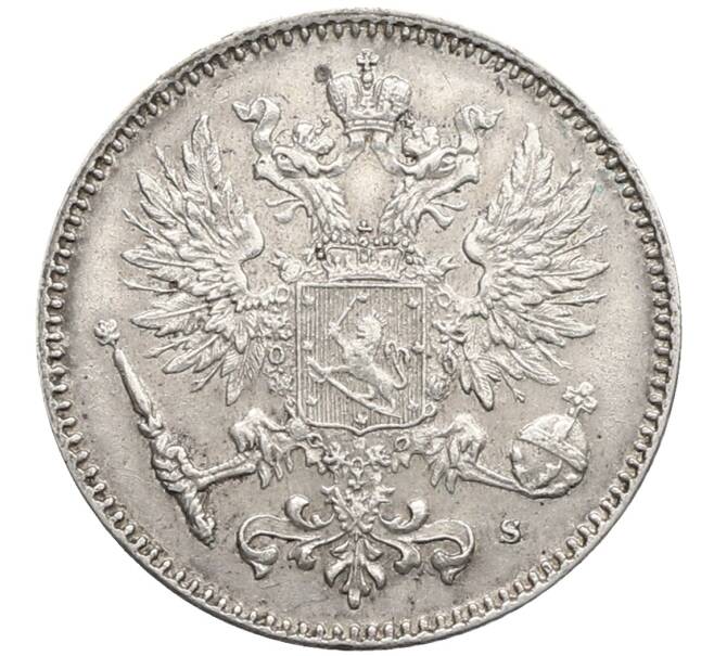 Монета 50 пенни 1916 года Русская Финляндия (Артикул: K10-2636) — Фото №2