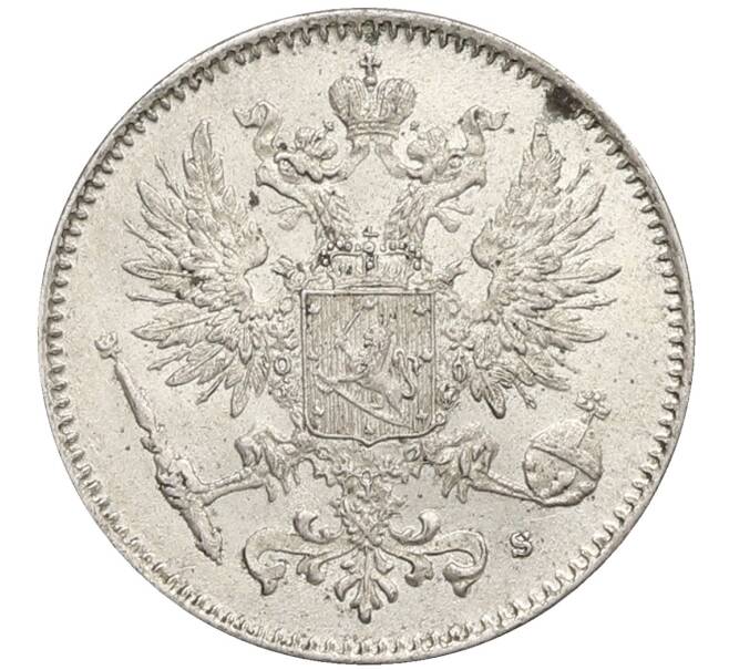 Монета 50 пенни 1916 года Русская Финляндия (Артикул: K10-2637) — Фото №2