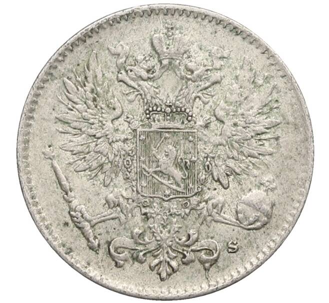 Монета 50 пенни 1916 года Русская Финляндия (Артикул: K10-2638) — Фото №2