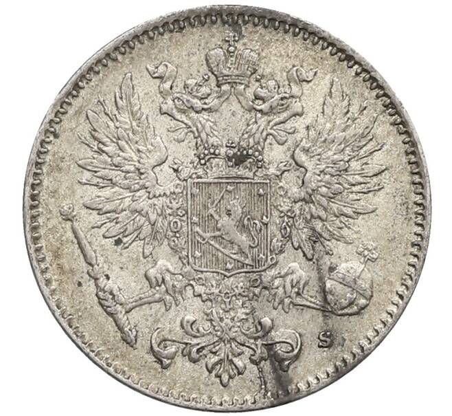 Монета 50 пенни 1916 года Русская Финляндия (Артикул: K10-2643) — Фото №2