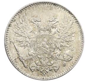 50 пенни 1917 года Русская Финляндия — Орел без корон (Временное правительство) — Фото №2