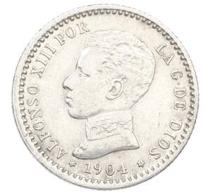 50 сентимо 1904 года Испания — Фото №1