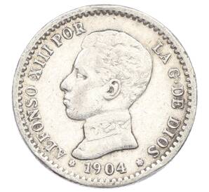 50 сентимо 1904 года Испания — Фото №1