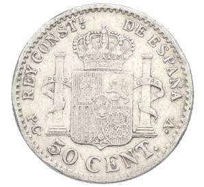 50 сентимо 1904 года Испания — Фото №2