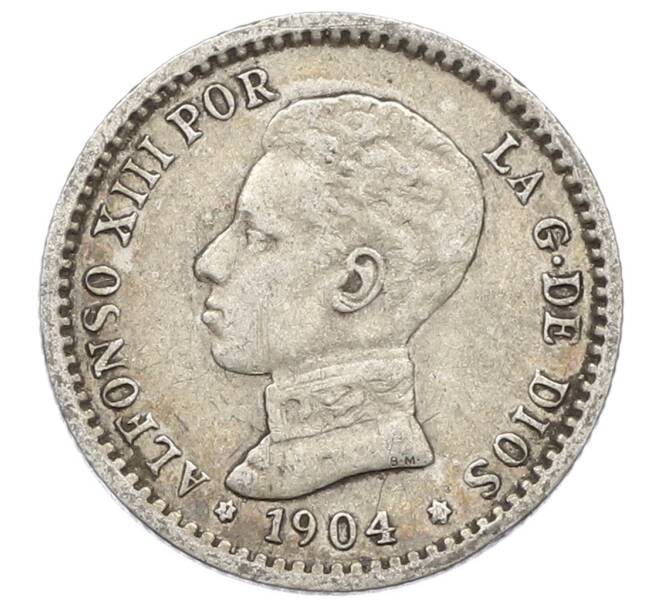 Монета 50 сентимо 1904 года Испания (Артикул: K10-2668) — Фото №1