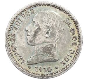 50 сентимо 1910 года Испания — Фото №1