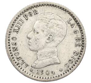 50 сентимо 1904 года Испания — Фото №1