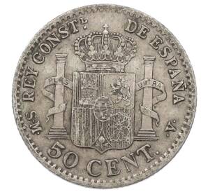 50 сентимо 1904 года Испания — Фото №2