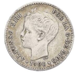 50 сентимо 1900 года Испания — Фото №1