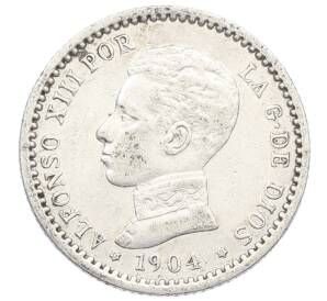 50 сентимо 1904 года Испания — Фото №1