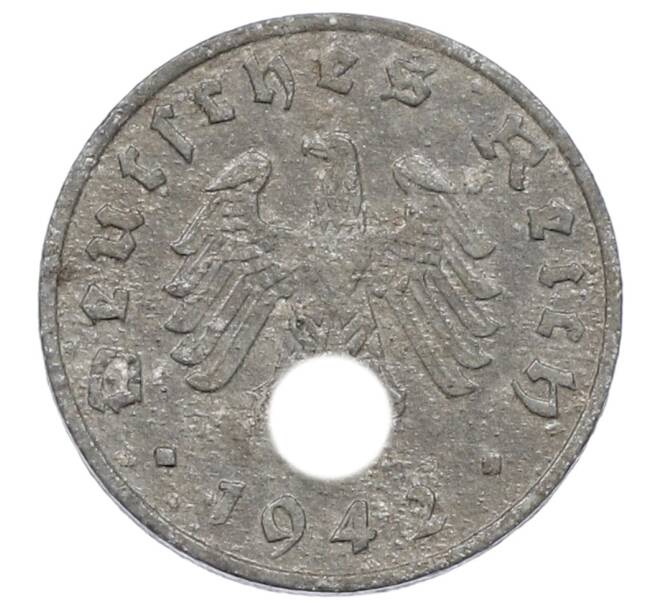 Монета 1 рейхспфенниг 1942 года J Германия (Артикул: K10-2697) — Фото №1