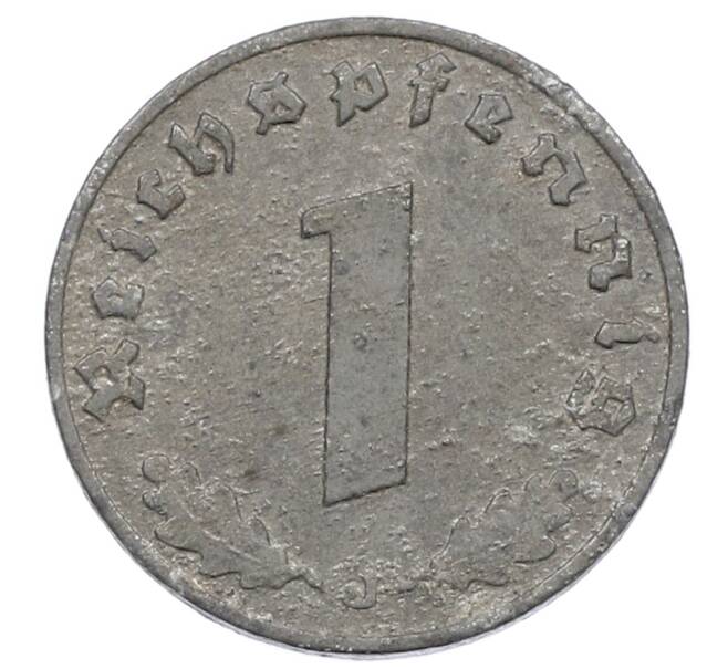 Монета 1 рейхспфенниг 1942 года J Германия (Артикул: K10-2697) — Фото №2