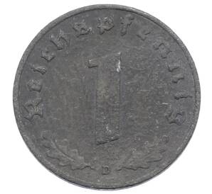 1 рейхспфенниг 1942 года D Германия