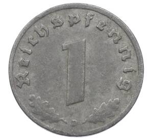 1 рейхспфенниг 1941 года D Германия — Фото №2