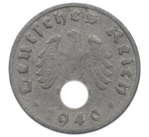 1 рейхспфенниг 1940 года D Германия — Фото №1