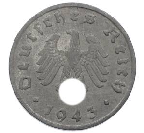 1 рейхспфенниг 1943 года A Германия