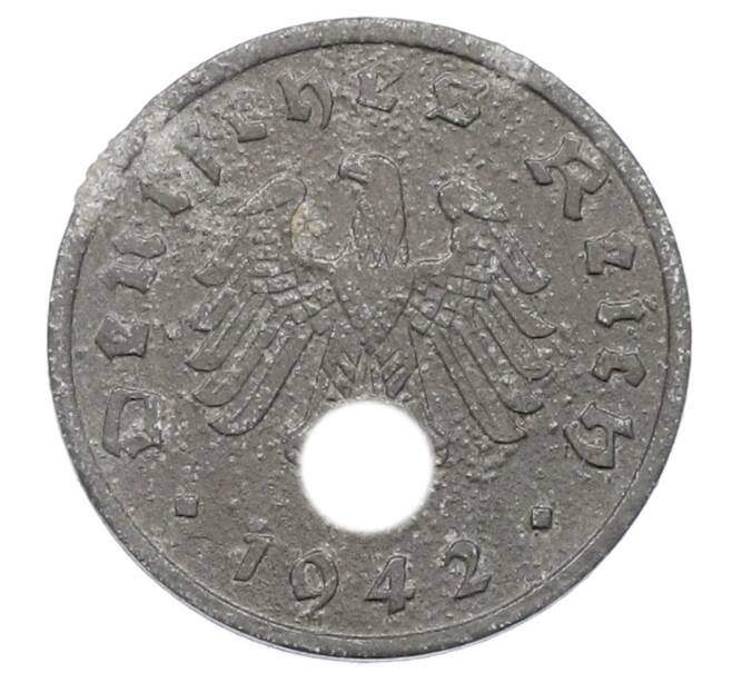 Монета 1 рейхспфенниг 1942 года A Германия (Артикул: K10-2719) — Фото №1