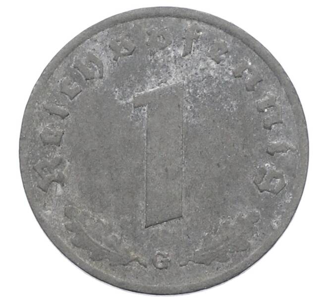 Монета 1 рейхспфенниг 1943 года G Германия (Артикул: K10-2722) — Фото №2