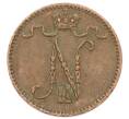 Монета 1 пенни 1914 года Русская Финляндия (Артикул: K10-2942) — Фото №2