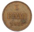 Монета 1 пенни 1913 года Русская Финляндия (Артикул: K10-2943) — Фото №1