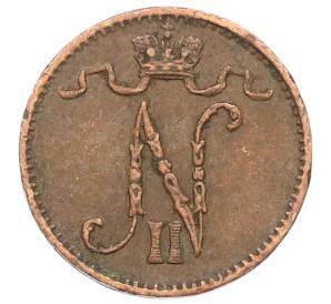 1 пенни 1909 года Русская Финляндия — Фото №2