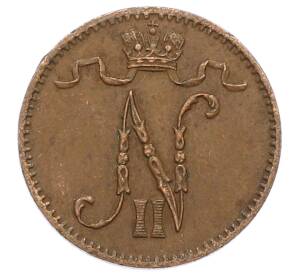 1 пенни 1909 года Русская Финляндия — Фото №2