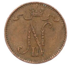 1 пенни 1909 года Русская Финляндия — Фото №2